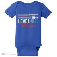 Unlocked Level 40 Birthday Baby Bodysuit thumb 0