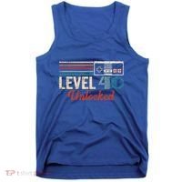 Unlocked Level 40 Birthday Tank Top thumb 0