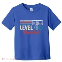 Unlocked Level 40 Birthday Toddler T-Shirt thumb 0