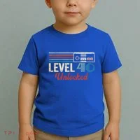 Unlocked Level 40 Birthday Toddler T-Shirt thumb 2
