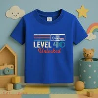 Unlocked Level 40 Birthday Toddler T-Shirt thumb 3