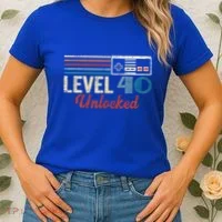 Unlocked Level 40 Birthday Women's T-Shirt thumb 2