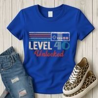 Unlocked Level 40 Birthday Women's T-Shirt thumb 3