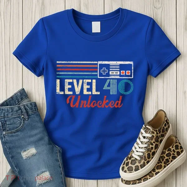Unlocked Level 40 Birthday Women's T-Shirt