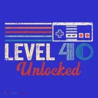 Unlocked Level 40 Birthday Women's T-Shirt thumb 6