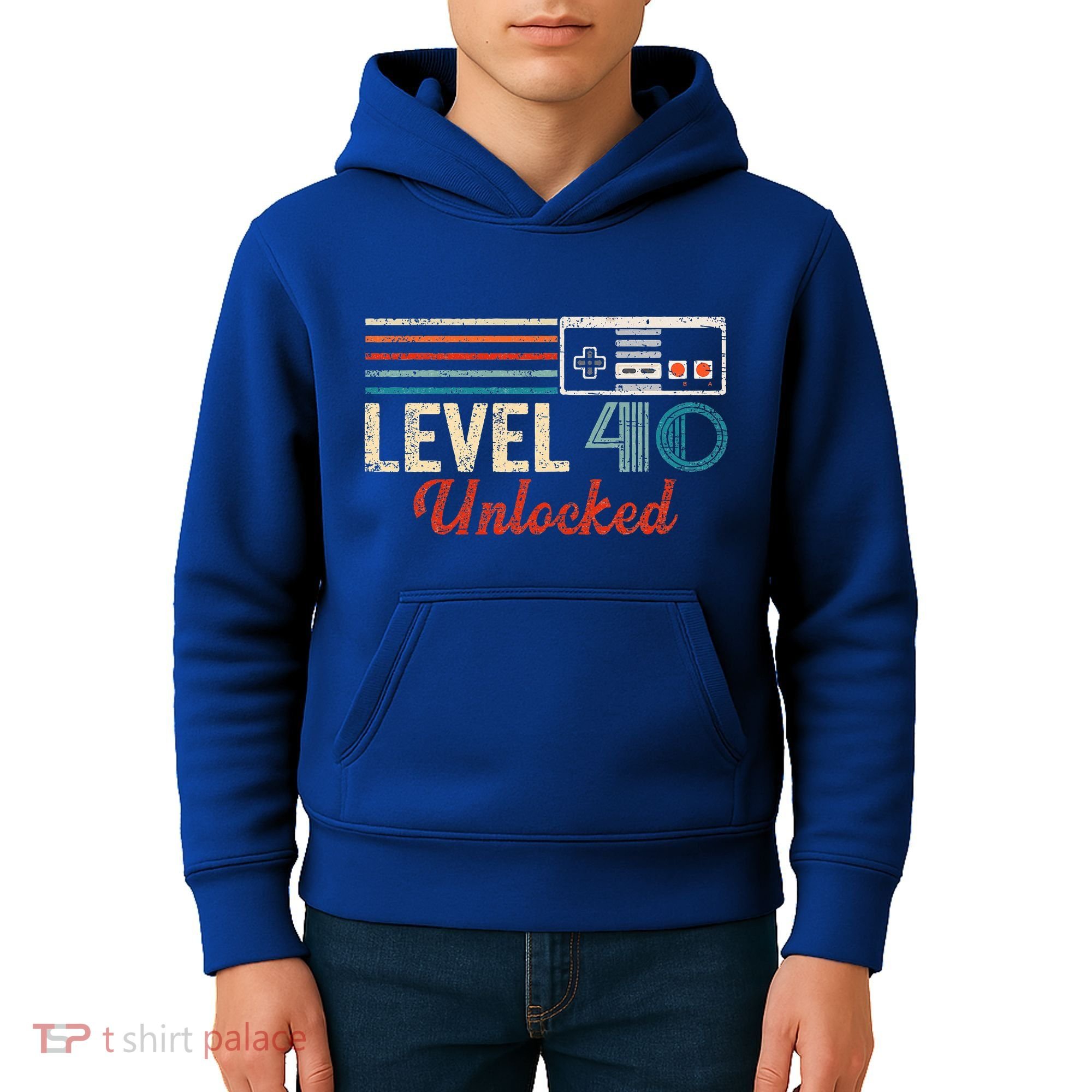 Unlocked Level 40 Birthday Kids Hoodie