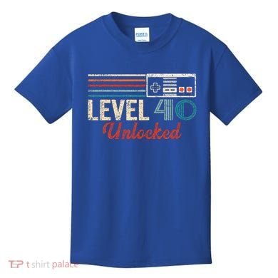 Unlocked Level 40 Birthday Kids T-Shirt