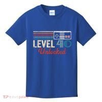 Unlocked Level 40 Birthday Kids T-Shirt thumb 0