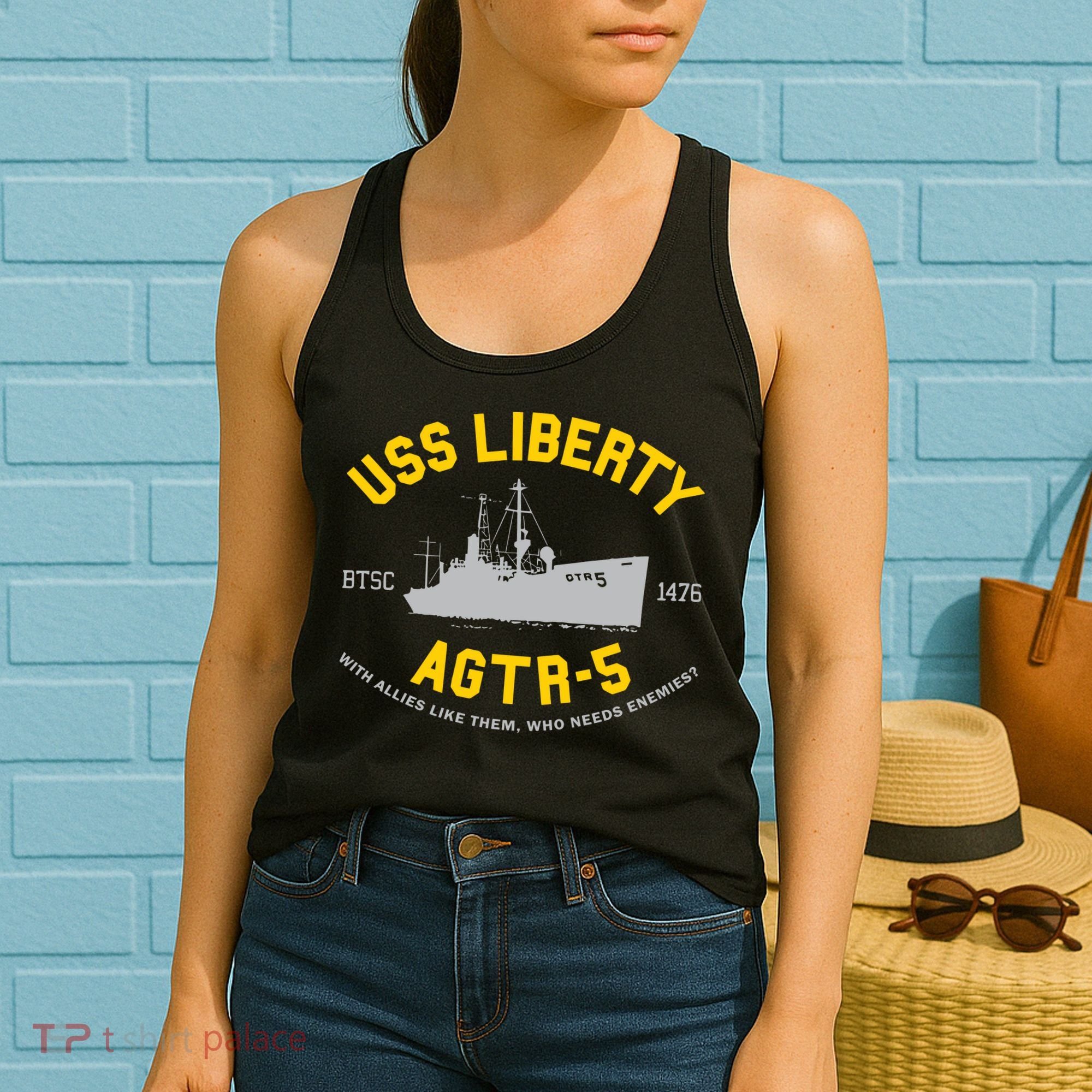 Uss Liberty Agtr 5 Women's Tank Top