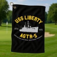 Uss Liberty Agtr 5 Golf Towel thumb 1