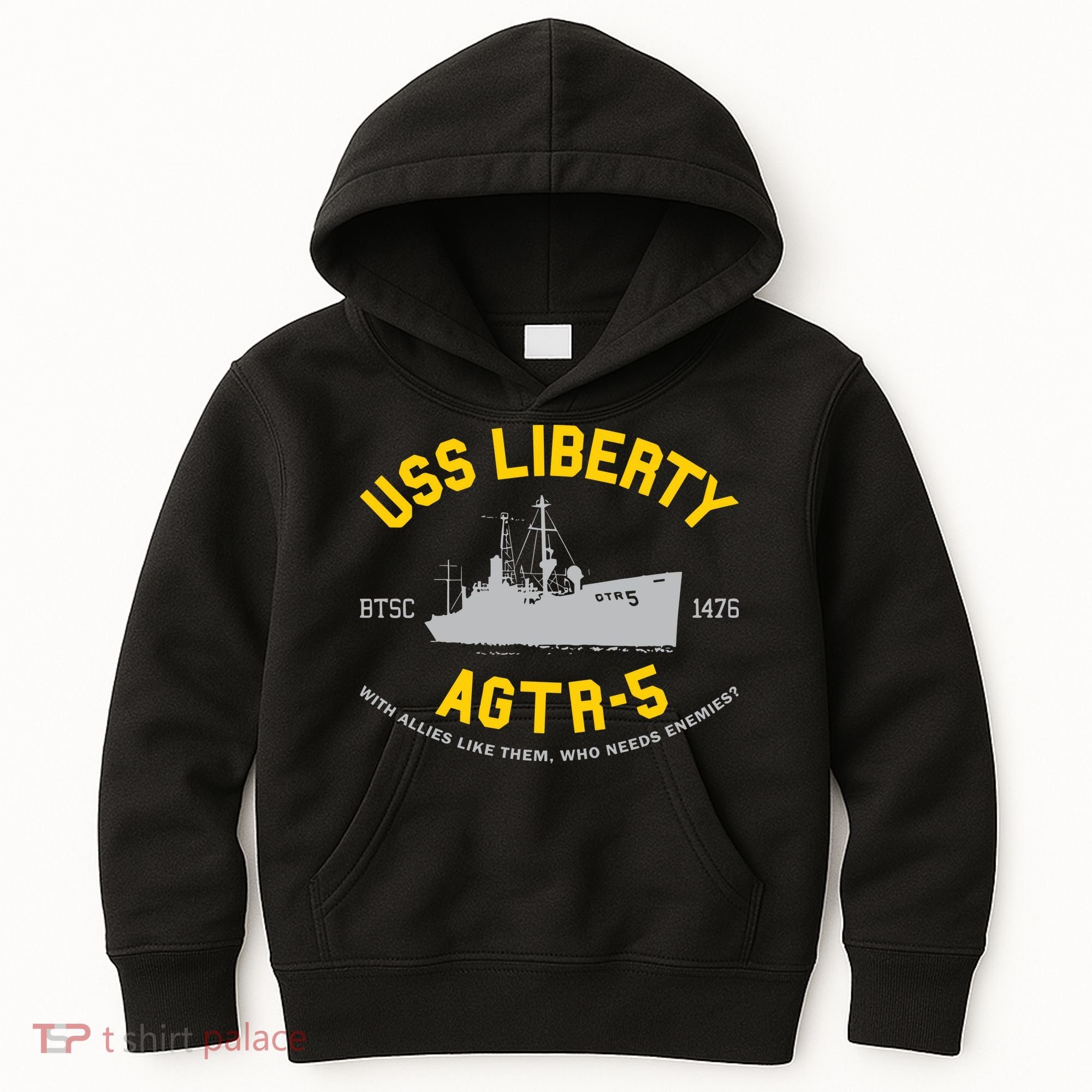 Uss Liberty Agtr 5 Kids Hoodie