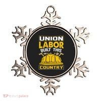 Union Labor Built This Country Graphic Ornament thumb 0