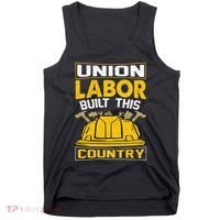 Union Labor Built This Country Graphic Tank Top thumb 0