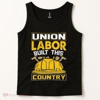 Union Labor Built This Country Graphic Tank Top thumb 2