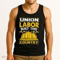 Union Labor Built This Country Graphic Tank Top thumb 3