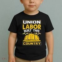 Union Labor Built This Country Graphic Toddler T-Shirt thumb 2