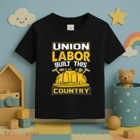 Union Labor Built This Country Graphic Toddler T-Shirt thumb 3