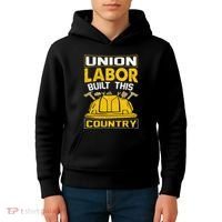 Union Labor Built This Country Graphic Kids Hoodie thumb 4
