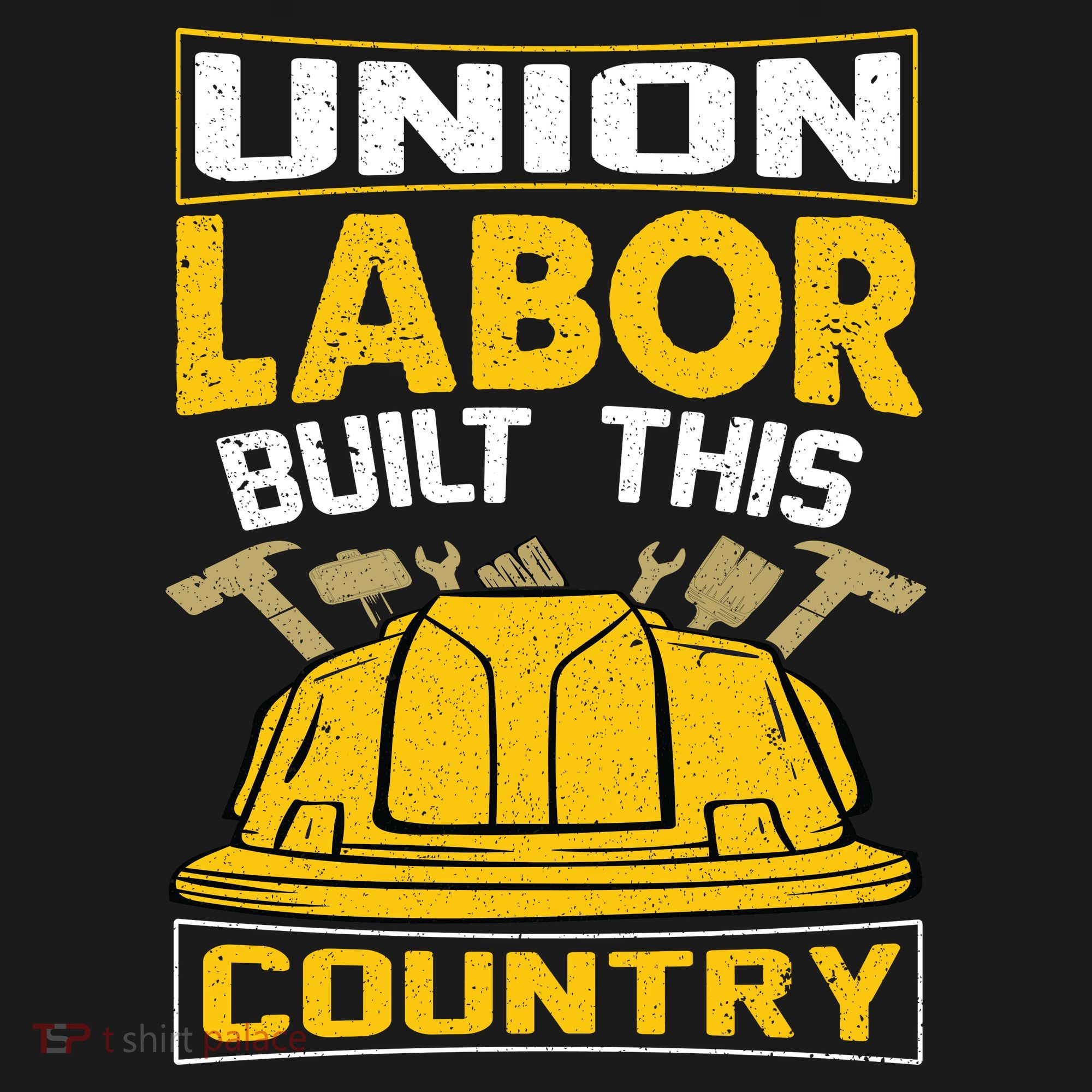 Union Labor Built This Country Graphic Kids T-Shirt