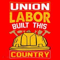 Union Labor Built This Country Graphic Santa Hat thumb 1