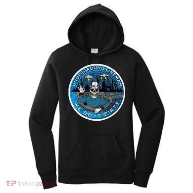 Underground Lineman Cable Splicer Women's Hoodie