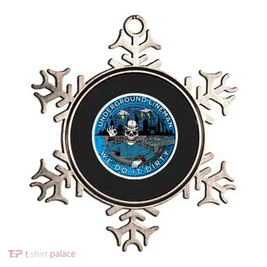 Underground Lineman Cable Splicer Ornament