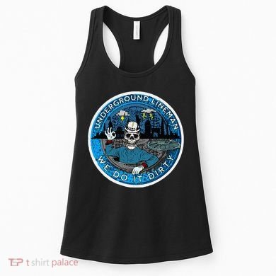 Underground Lineman Cable Splicer Women's Tank Top