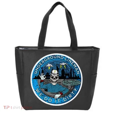 Underground Lineman Cable Splicer Tote Bag