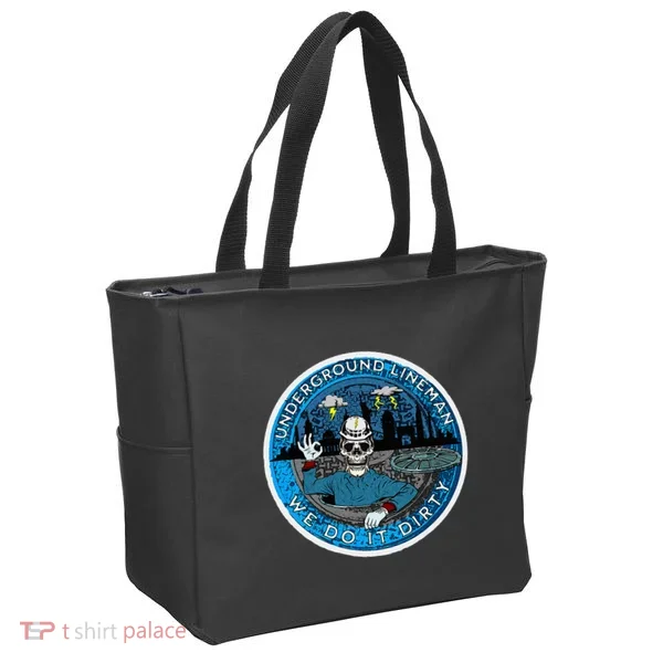 Underground Lineman Cable Splicer Tote Bag