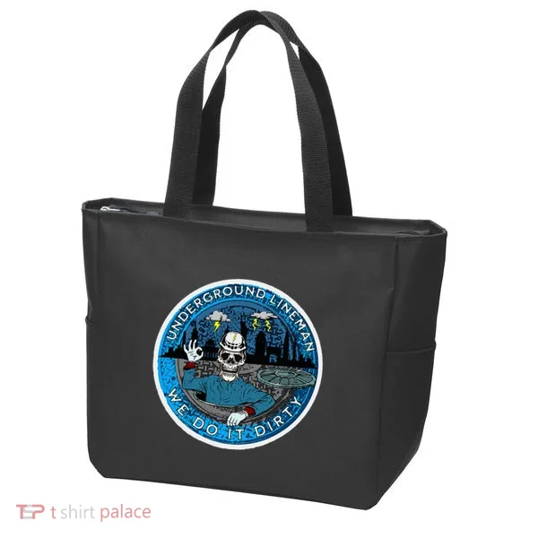 Underground Lineman Cable Splicer Tote Bag