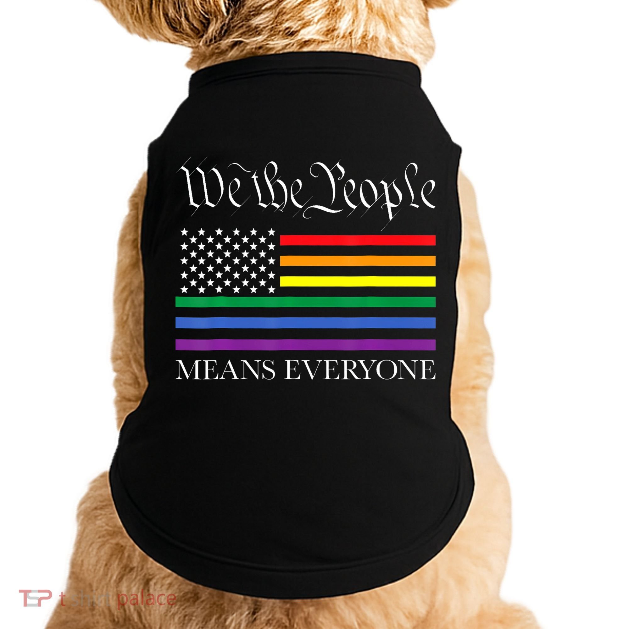 Usa Lgbt Equality We The People Means Everyone Doggie Tank
