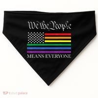 Usa Lgbt Equality We The People Means Everyone USA-Made Doggie Bandana thumb 0