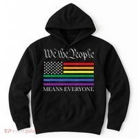 Usa Lgbt Equality We The People Means Everyone Hoodie thumb 0