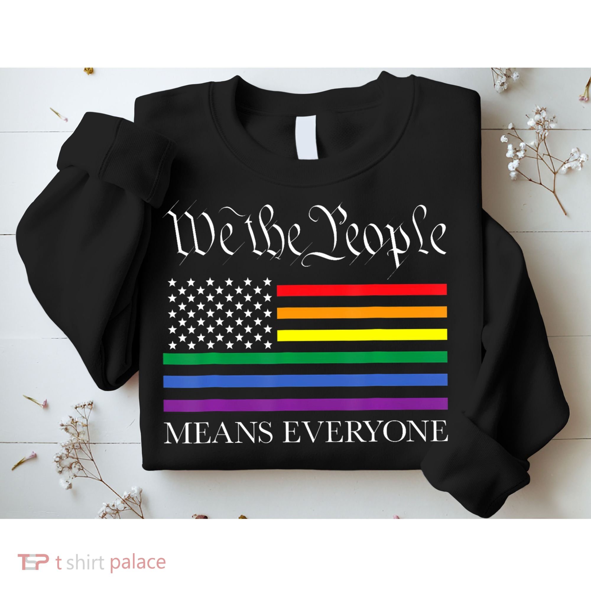 Usa Lgbt Equality We The People Means Everyone Sweatshirt