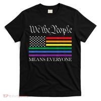 Usa Lgbt Equality We The People Means Everyone T-Shirt thumb 0