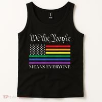 Usa Lgbt Equality We The People Means Everyone Tank Top thumb 2