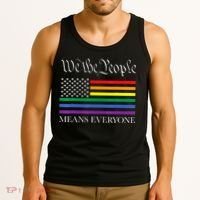 Usa Lgbt Equality We The People Means Everyone Tank Top thumb 3