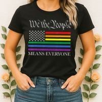 Usa Lgbt Equality We The People Means Everyone Women's T-Shirt thumb 2