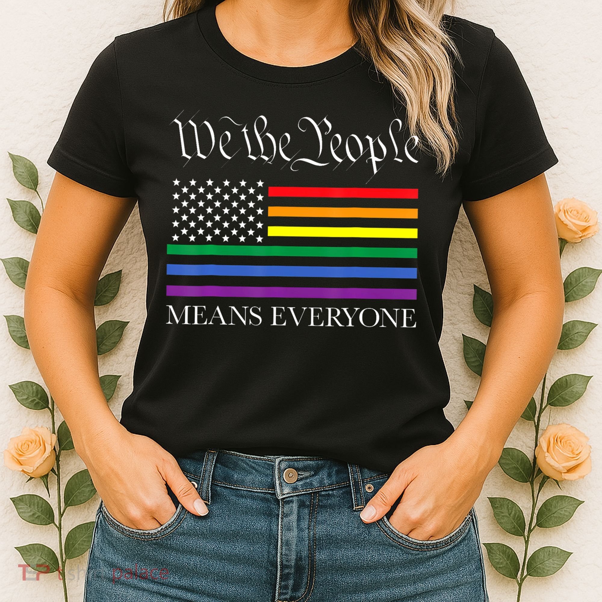 Usa Lgbt Equality We The People Means Everyone Women's T-Shirt