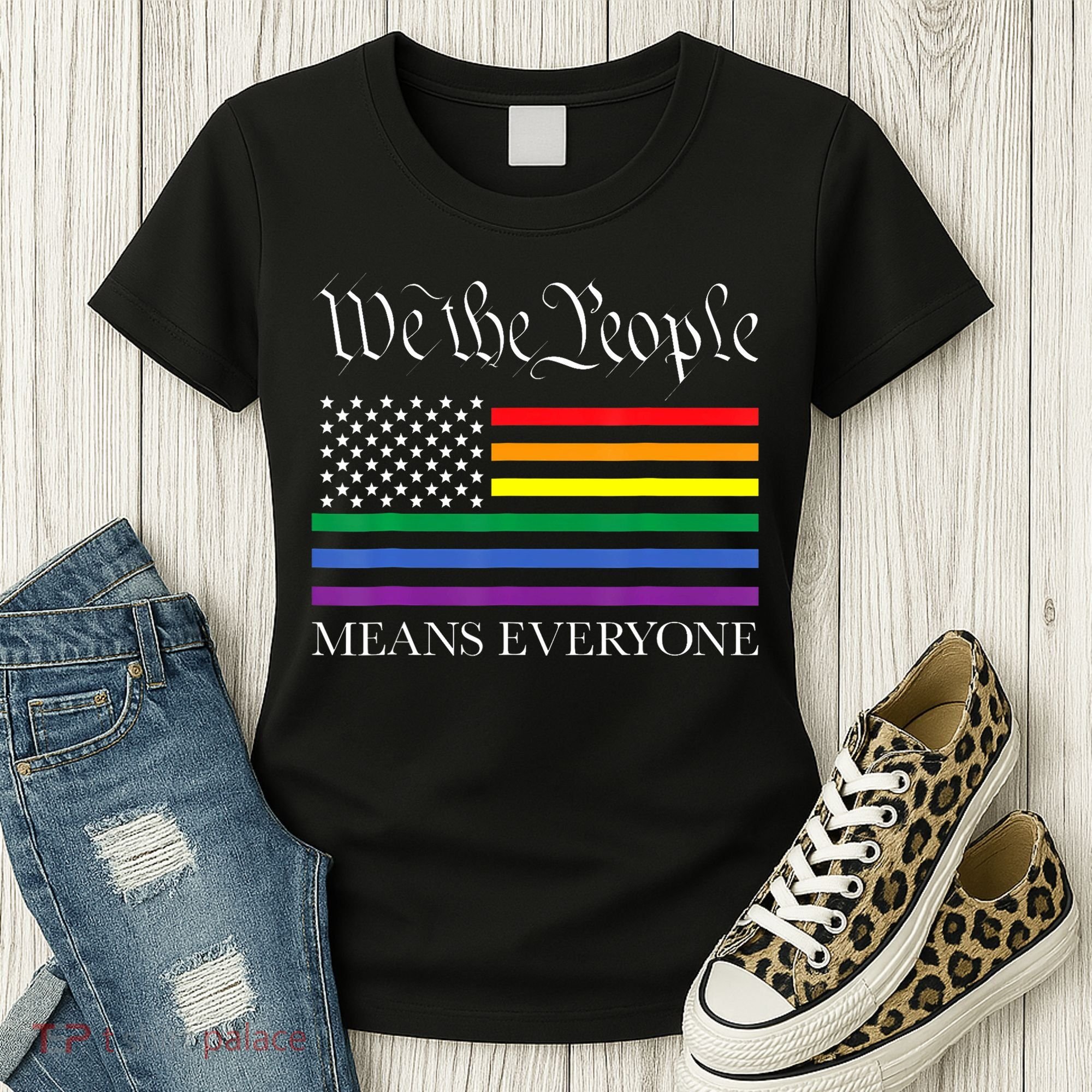 Usa Lgbt Equality We The People Means Everyone Women's T-Shirt