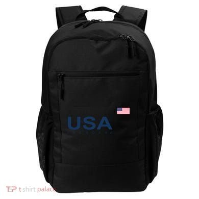 Usa Lacrosse Flag Gift Backpack