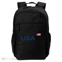 Usa Lacrosse Flag Gift Backpack thumb 0