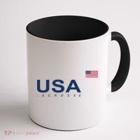 Usa Lacrosse Flag Gift Coffee Mug thumb 1