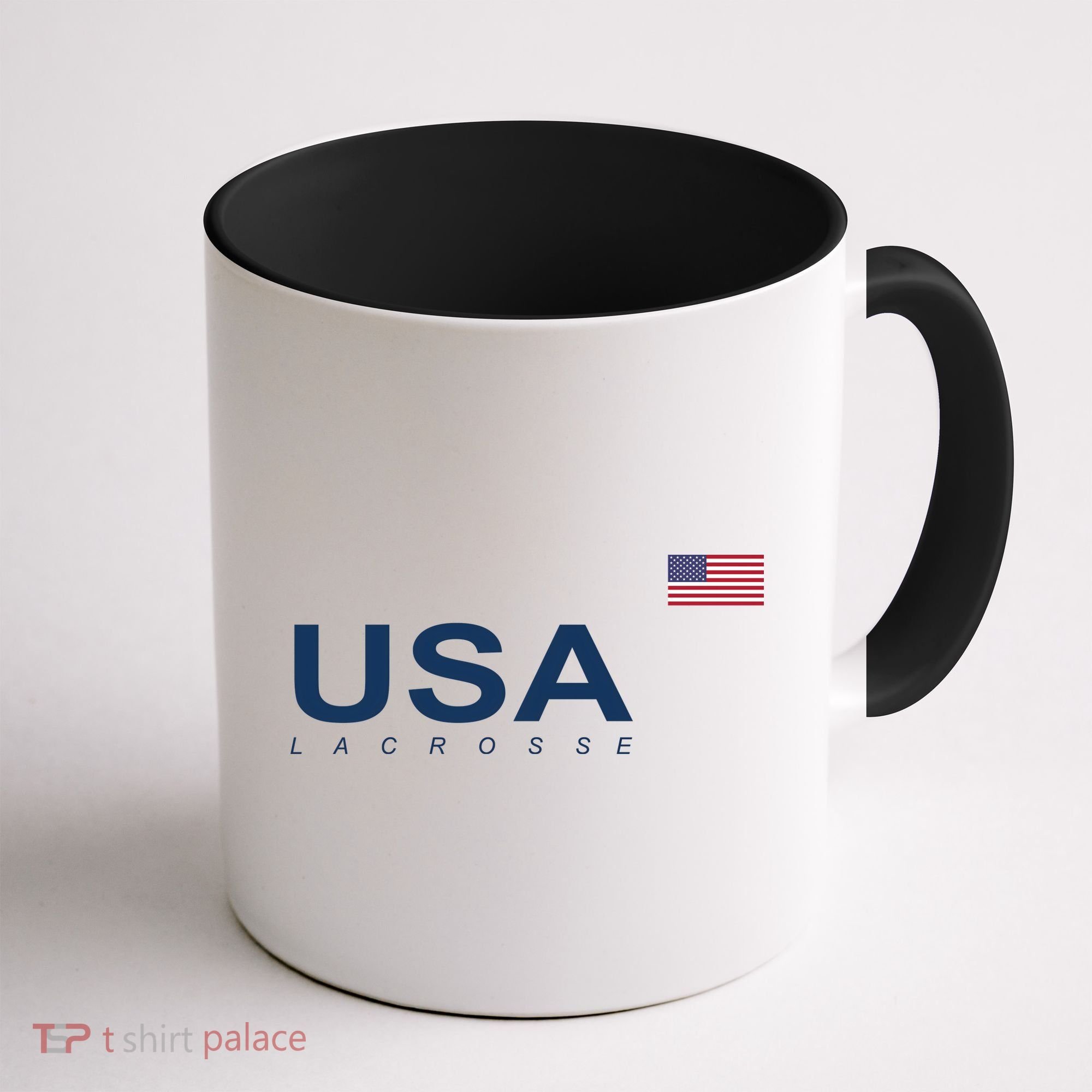 Usa Lacrosse Flag Gift Coffee Mug