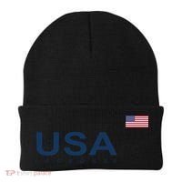Usa Lacrosse Flag Gift Beanie thumb 0