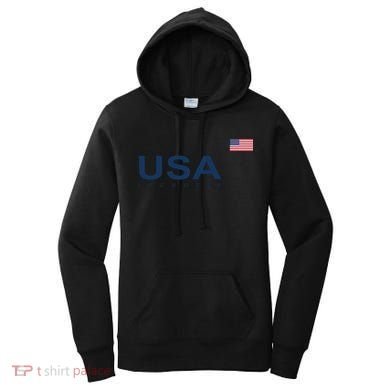 Usa Lacrosse Flag Gift Women's Hoodie