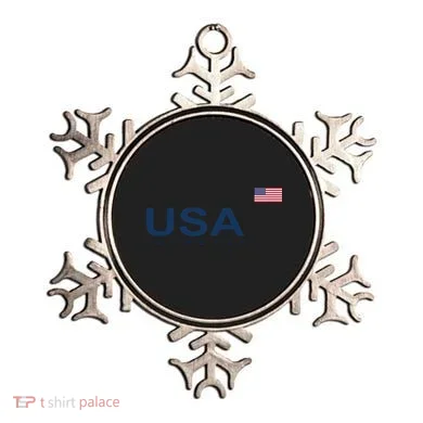 Usa Lacrosse Flag Gift Ornament