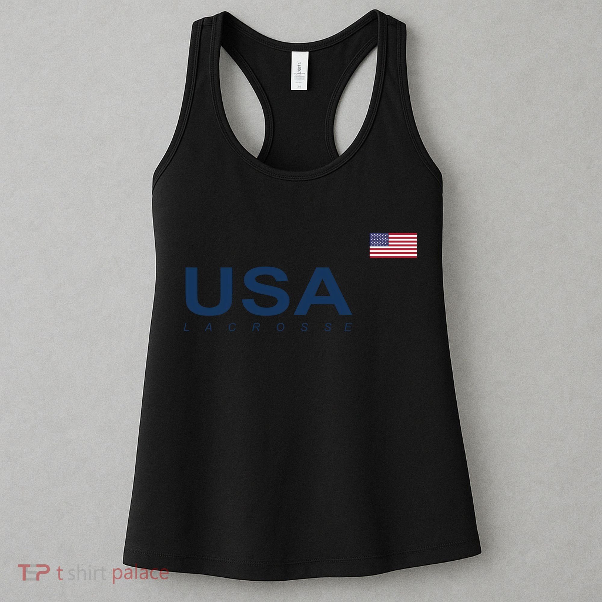Usa Lacrosse Flag Gift Women's Tank Top