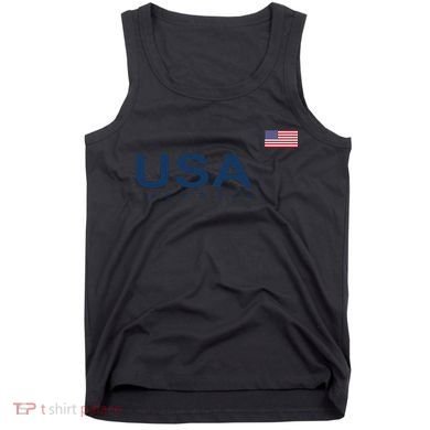 Usa Lacrosse Flag Gift Tank Top