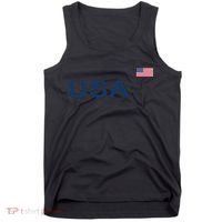 Usa Lacrosse Flag Gift Tank Top thumb 0